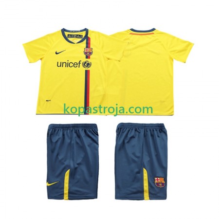 Billiga Fotbollströjor FC Barcelona 2008 2009 Retro Barn Borta tröja Kortärmad